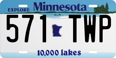 MN license plate 571TWP