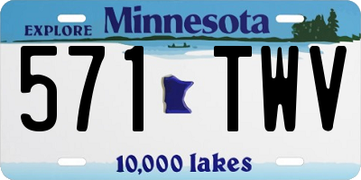 MN license plate 571TWV