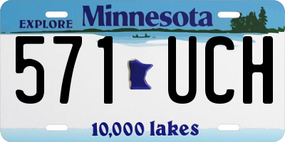 MN license plate 571UCH