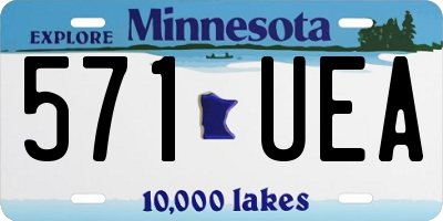 MN license plate 571UEA