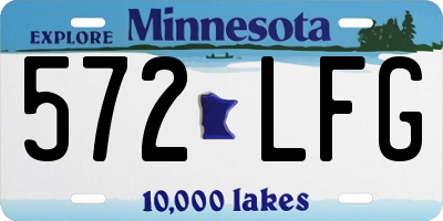 MN license plate 572LFG