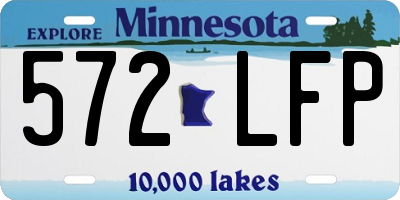 MN license plate 572LFP