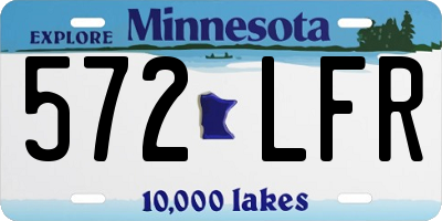 MN license plate 572LFR