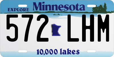 MN license plate 572LHM