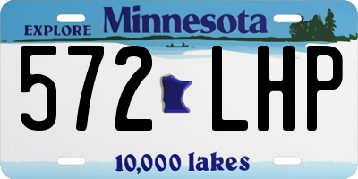 MN license plate 572LHP