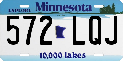 MN license plate 572LQJ