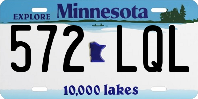 MN license plate 572LQL