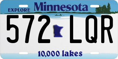 MN license plate 572LQR