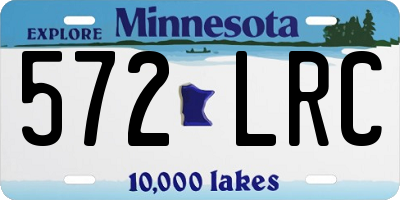 MN license plate 572LRC