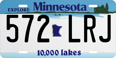 MN license plate 572LRJ