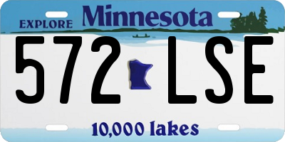 MN license plate 572LSE