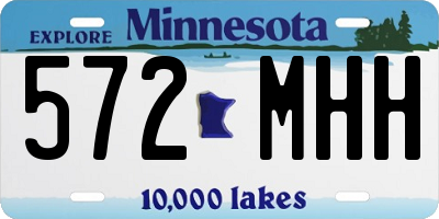 MN license plate 572MHH