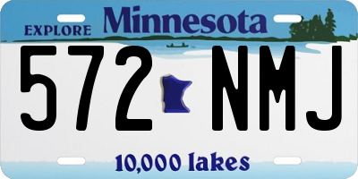 MN license plate 572NMJ