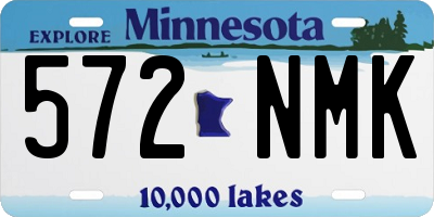 MN license plate 572NMK