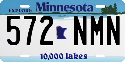 MN license plate 572NMN