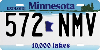 MN license plate 572NMV