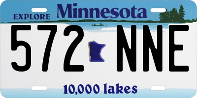 MN license plate 572NNE