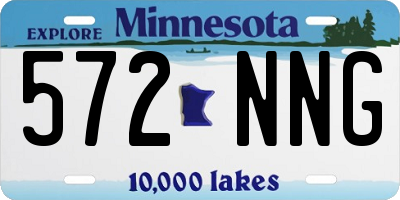 MN license plate 572NNG