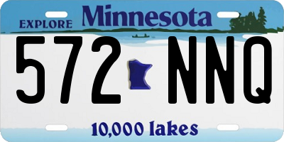 MN license plate 572NNQ