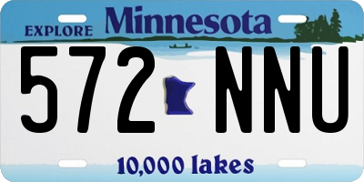 MN license plate 572NNU