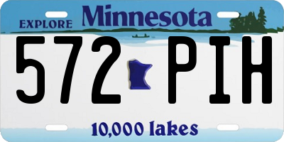 MN license plate 572PIH