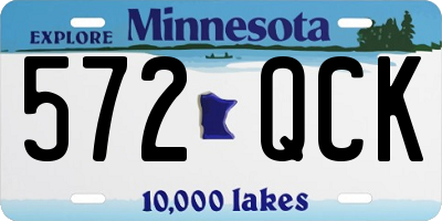 MN license plate 572QCK
