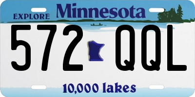 MN license plate 572QQL