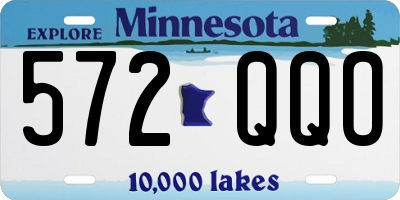 MN license plate 572QQO