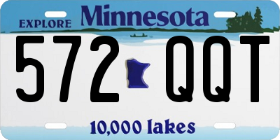 MN license plate 572QQT