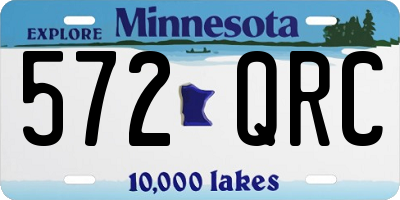 MN license plate 572QRC