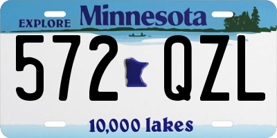 MN license plate 572QZL