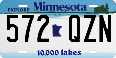 MN license plate 572QZN