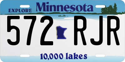 MN license plate 572RJR