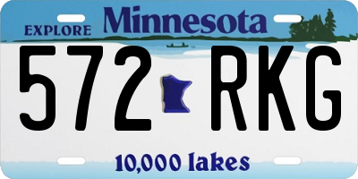MN license plate 572RKG