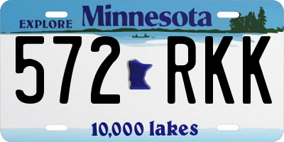 MN license plate 572RKK