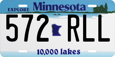 MN license plate 572RLL