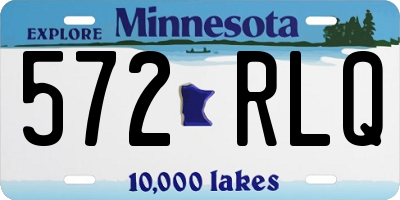 MN license plate 572RLQ