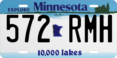 MN license plate 572RMH