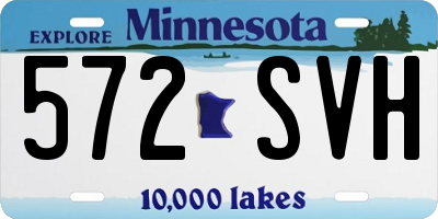 MN license plate 572SVH
