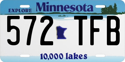 MN license plate 572TFB