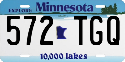 MN license plate 572TGQ