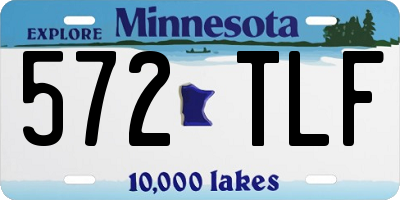MN license plate 572TLF