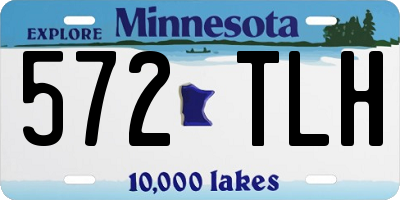 MN license plate 572TLH