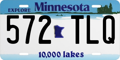 MN license plate 572TLQ