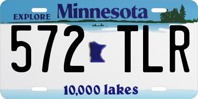MN license plate 572TLR