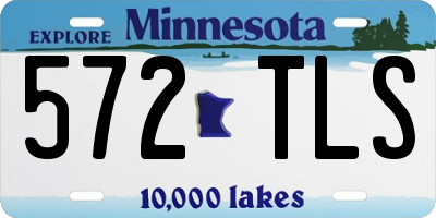 MN license plate 572TLS