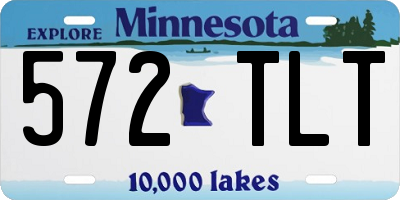 MN license plate 572TLT