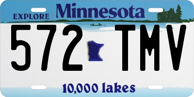 MN license plate 572TMV
