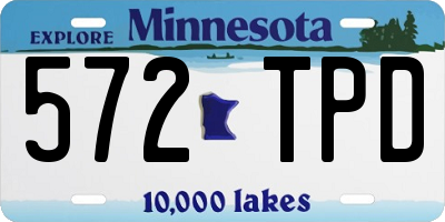 MN license plate 572TPD