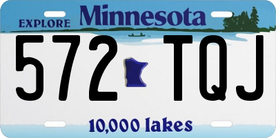 MN license plate 572TQJ